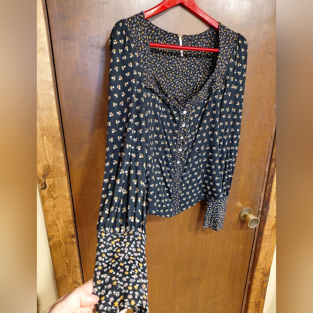 Floral, Soft, Flattering Free People Top